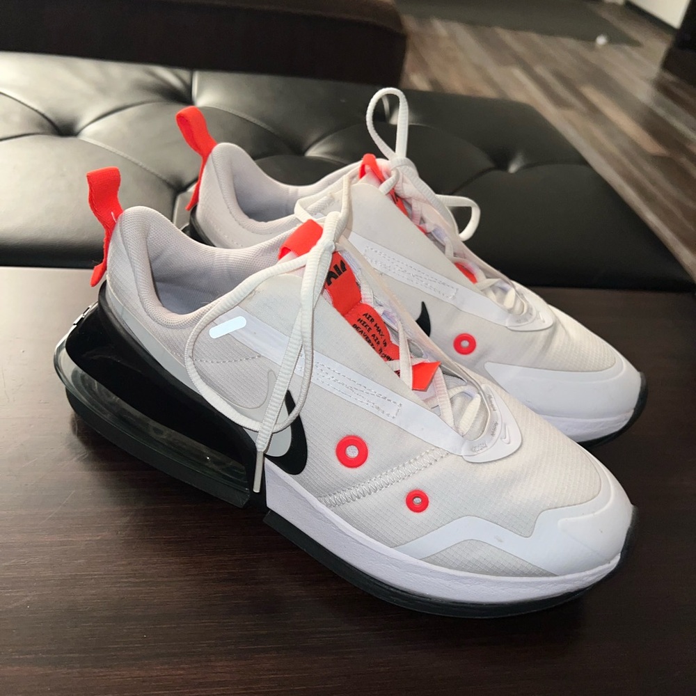 Nike Air Max Up 720-818 White Black with Bright Crimson Accents